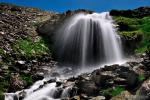 Cascada en la cabecera del río San Juan. Paisajes de Sierra Nevada