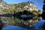 Reflejos en el río Cacín(Almijara). Paisajes de Granada