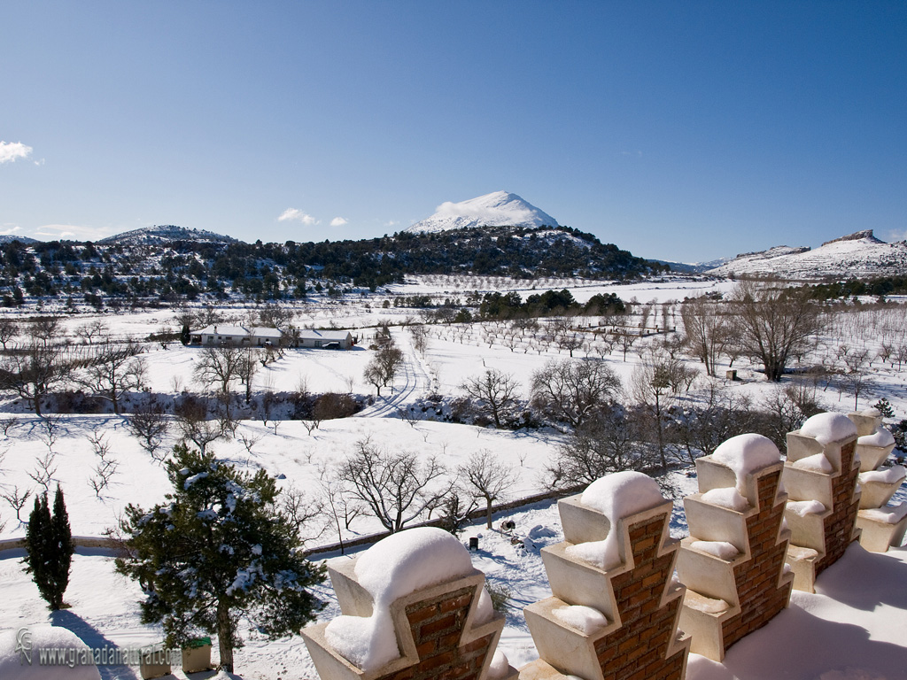 Sierra de la Sagra desde Alquería de Rosales