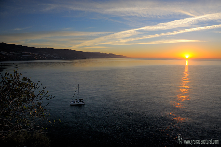 Amanecer en Castell de Ferro (Gualchos). Paisajes de Granada