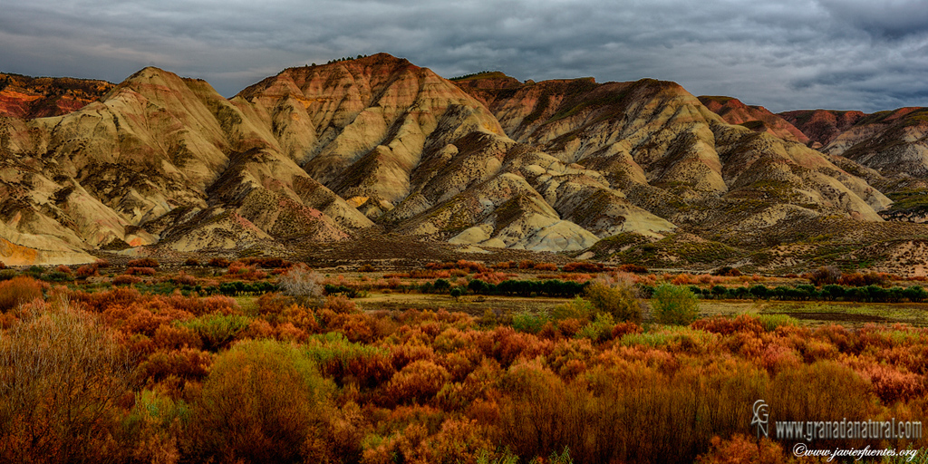 Badlans ( tierras raras). El desierto granadino.