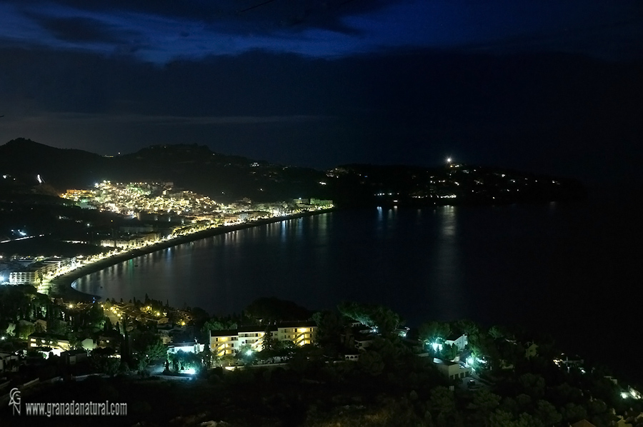 Bahía de la Herradura desde Cerrogordo. 