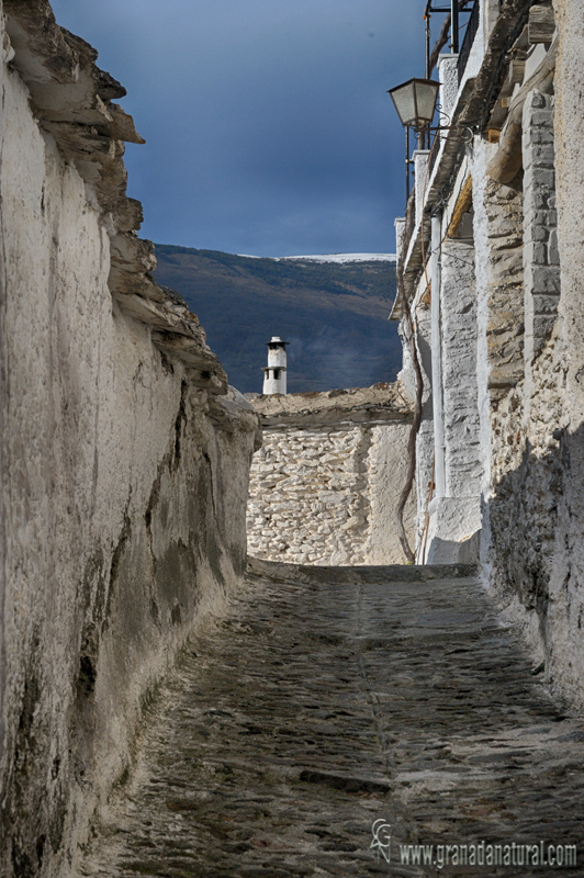 Calle de la Peseta  Pampaneira.  Pueblos de Granada