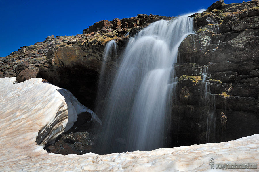 Cascada del Pozo de hielo en los Lavaderos de la Reina