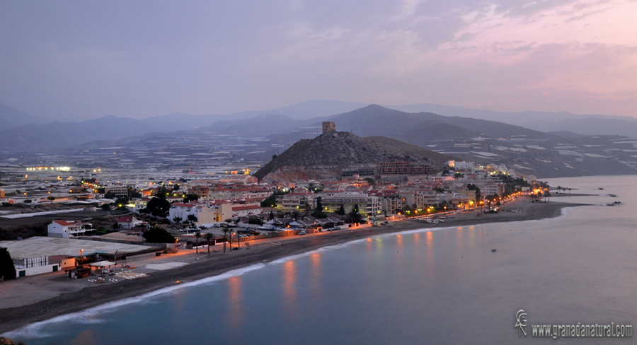 Castell de Ferro desde Levante.Pueblos de Granada