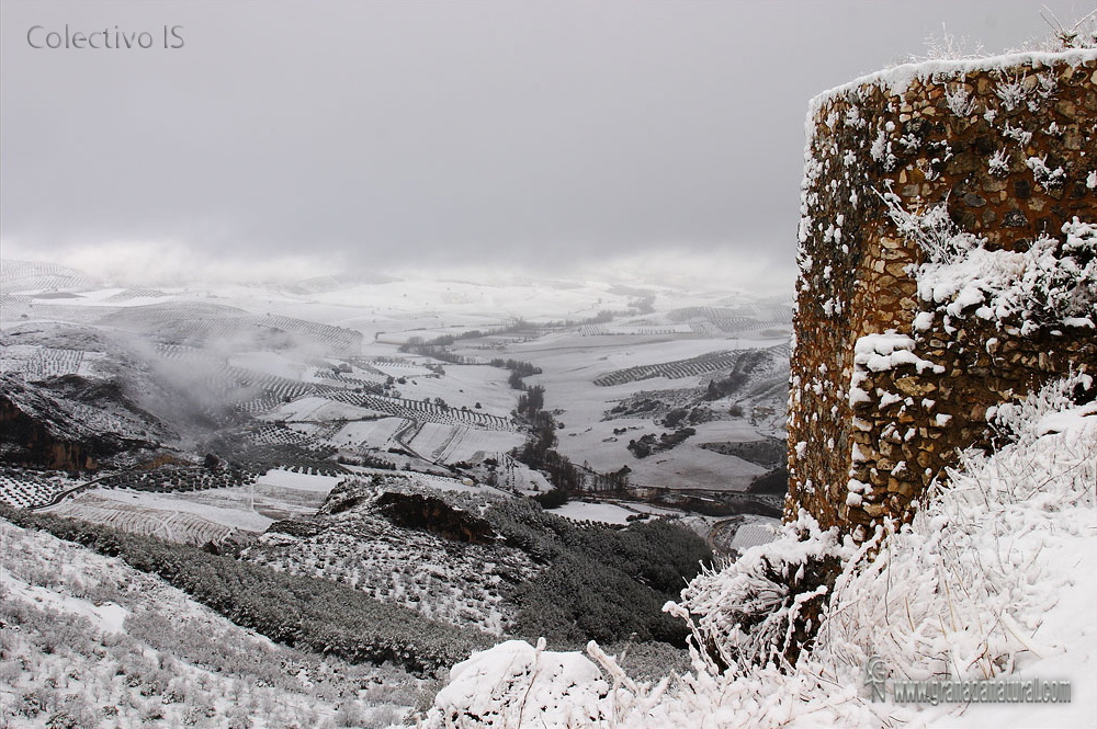 Valle del río Velillos desde la fortaleza árabe de Moclin