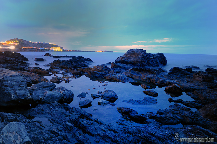 La costera de la Caleta de Salobreña