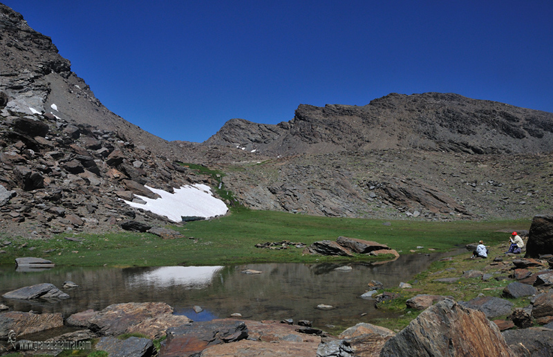 Laguna del Borreguil. Lagunas de Sierra Nevada