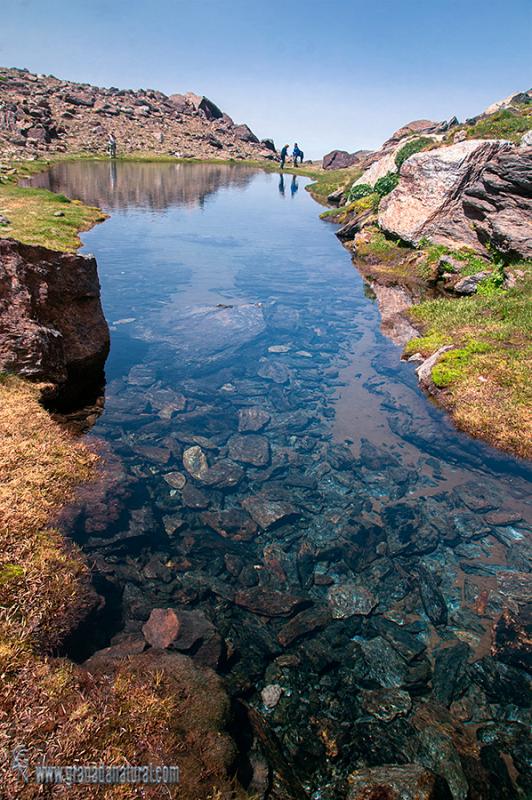 Lagunillo misterioso. Lagunas de Sierra Nevada