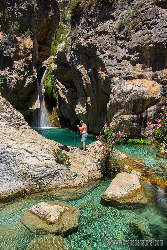 Rio Verde ( Otívar). Cascada de la Y