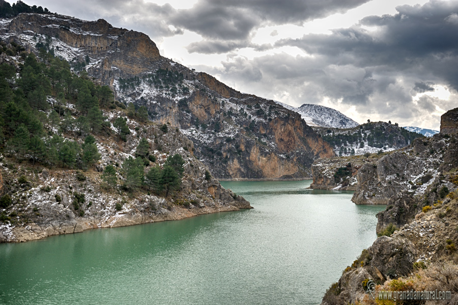 Invierno en el Pantano de Quéntar. Paisajes de Granada