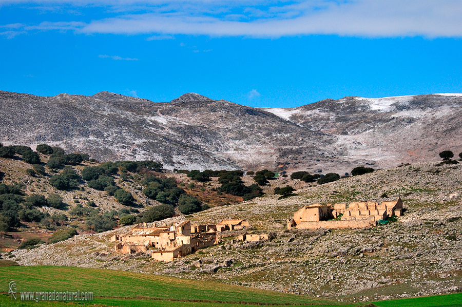 Cortijos abandonados en Sierra Gorda de Alhama