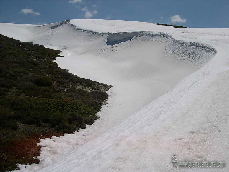 Ventisquero en Sierra Nevada